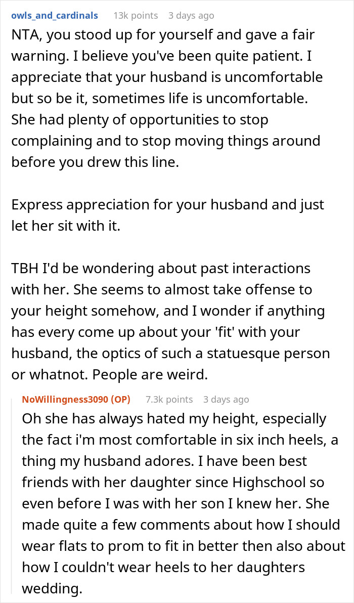 Online forum discussion about MIL's actions and relationship tensions. Online forum discussion about MIL's actions and relationship tensions.