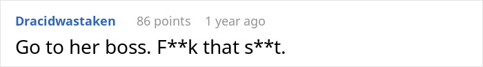 Reddit comment expressing frustration about boss cutting hours over a motorcycle purchase. Reddit comment expressing frustration about boss cutting hours over a motorcycle purchase.