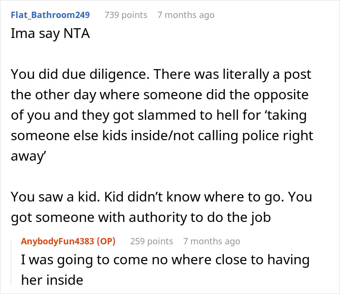 Guy Wonders If He’s A Jerk For Not Taking In His Neighbor’s Kid And Calling The Police Instead Guy Wonders If He’s A Jerk For Not Taking In His Neighbor’s Kid And Calling The Police Instead