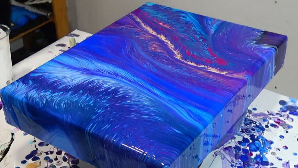 Here’s My Modular Split Cup For Acrylic Pouring