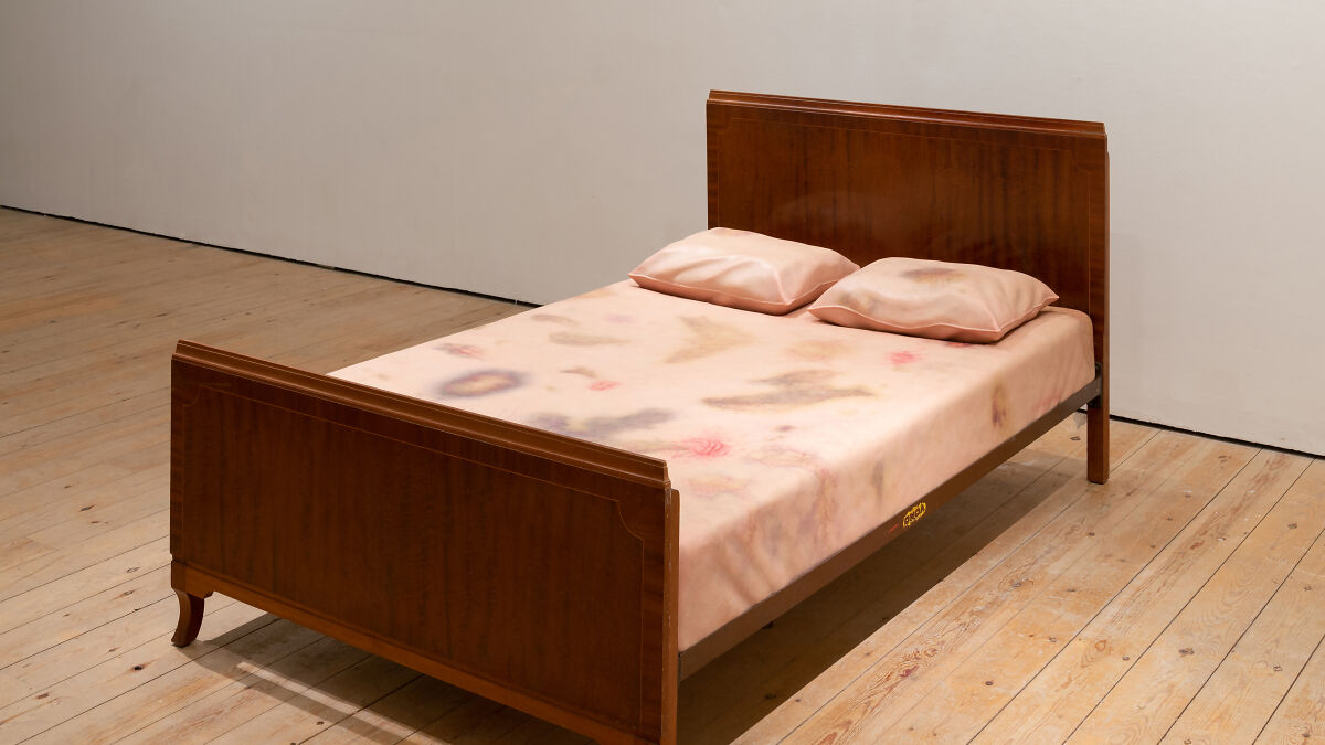 The Bed Is A Sculpture By Artist Maayan Sophia Weisstub, Aimed At Raising Awareness About Domestic Abuse