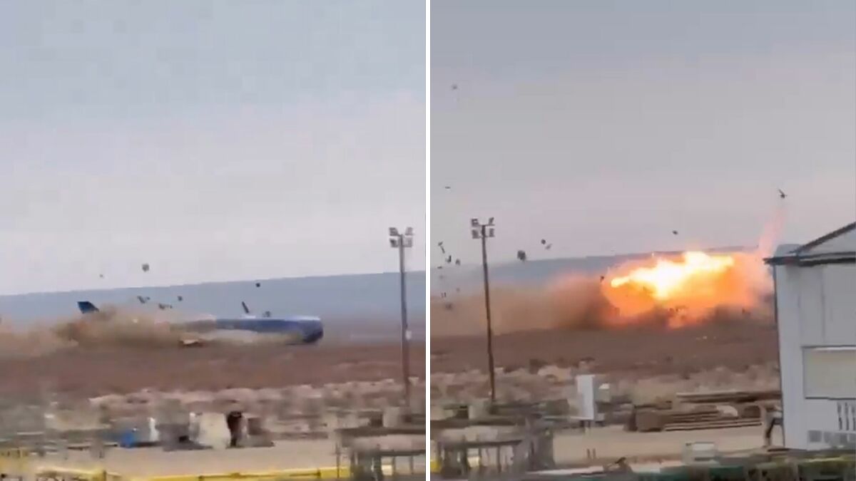 Terrifying Christmas Day Plane Crash Fireball Caught On Camera Claims Over 40 Lives: “Lord Help!”