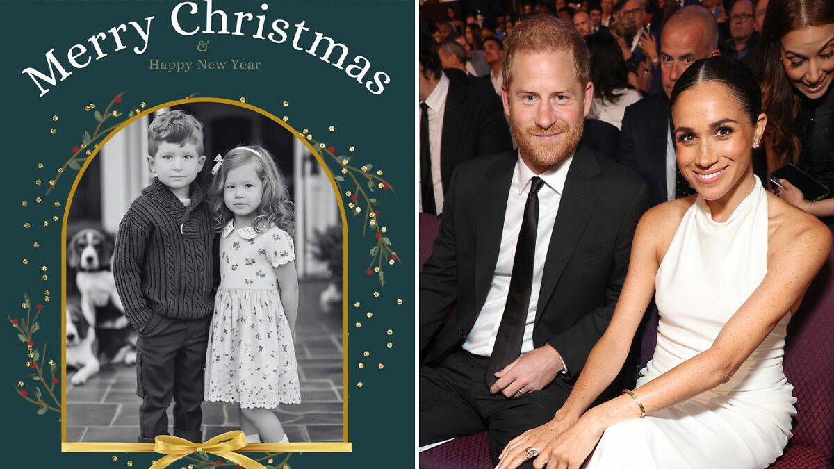 “Pathetic” AI-made Christmas Card Of Meghan Markle & Prince Harry’s Children Goes Viral