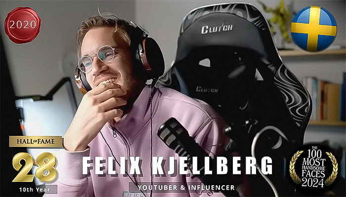 YouTuber and influencer seated in a gaming chair, featured in "The Most Handsome Men of 2024" list. YouTuber and influencer seated in a gaming chair, featured in "The Most Handsome Men of 2024" list.