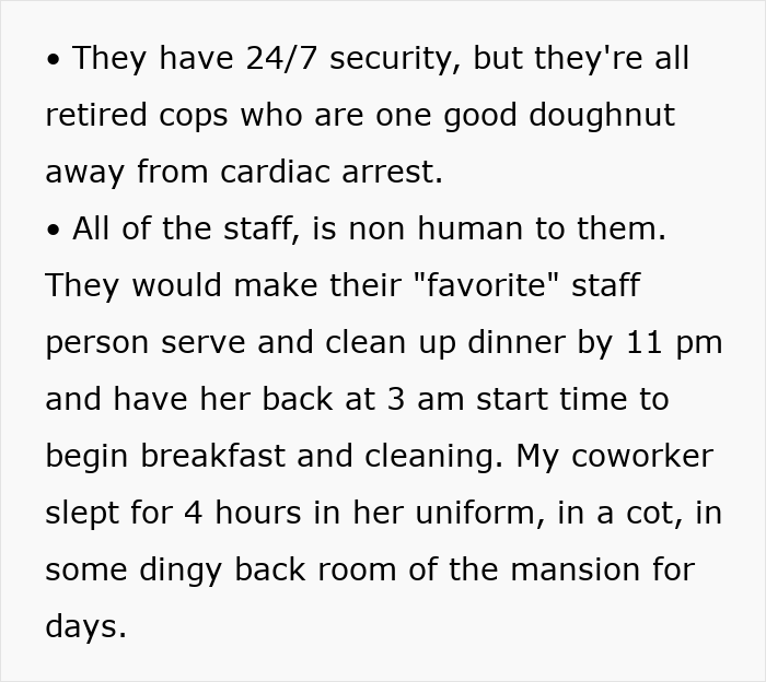 Person Who Worked For "The Richest Of The Rich" Shares How Hellish Their Job Truly Was