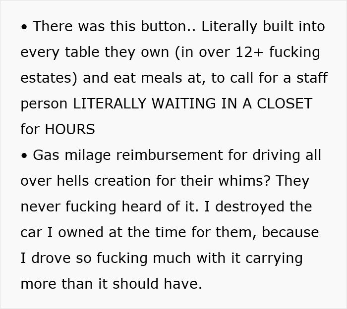 Person Who Worked For "The Richest Of The Rich" Shares How Hellish Their Job Truly Was