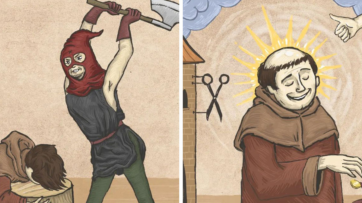 17 Hilarious Comics That Show What Happens When Modern Life Goes Medieval