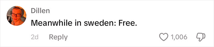 Comment on healthcare costs contrasts insane hospital bill with free Swedish care. Comment on healthcare costs contrasts insane hospital bill with free Swedish care.