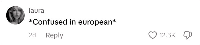Comment by user "laura" humorously reacting with "*Confused in European*" on insane hospital bill. Comment by user "laura" humorously reacting with "*Confused in European*" on insane hospital bill.
