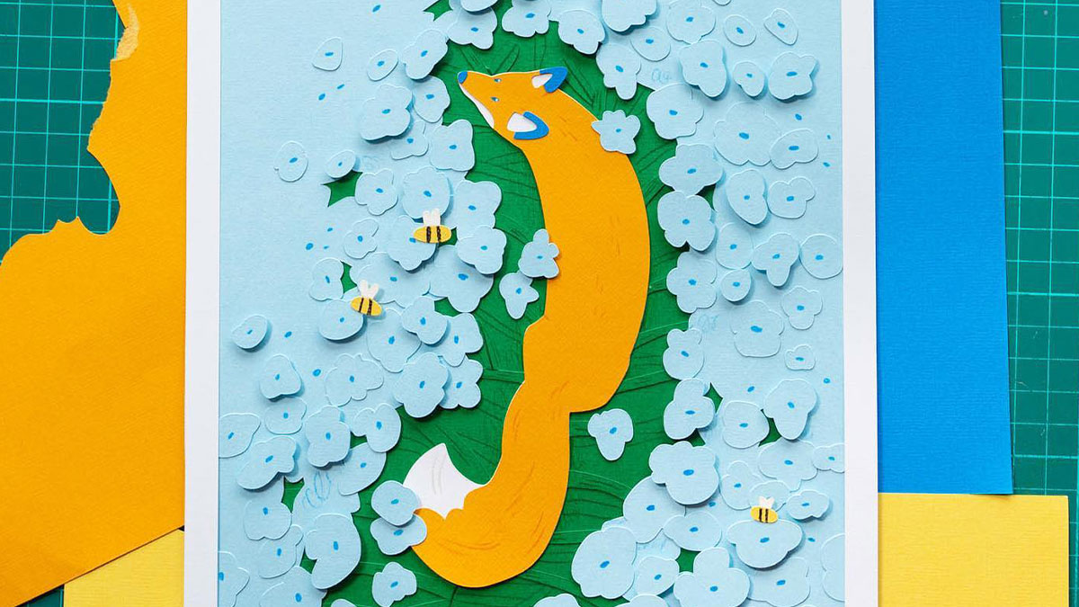 30 Colorful Layered Paper Illustrations By Sarah Capon