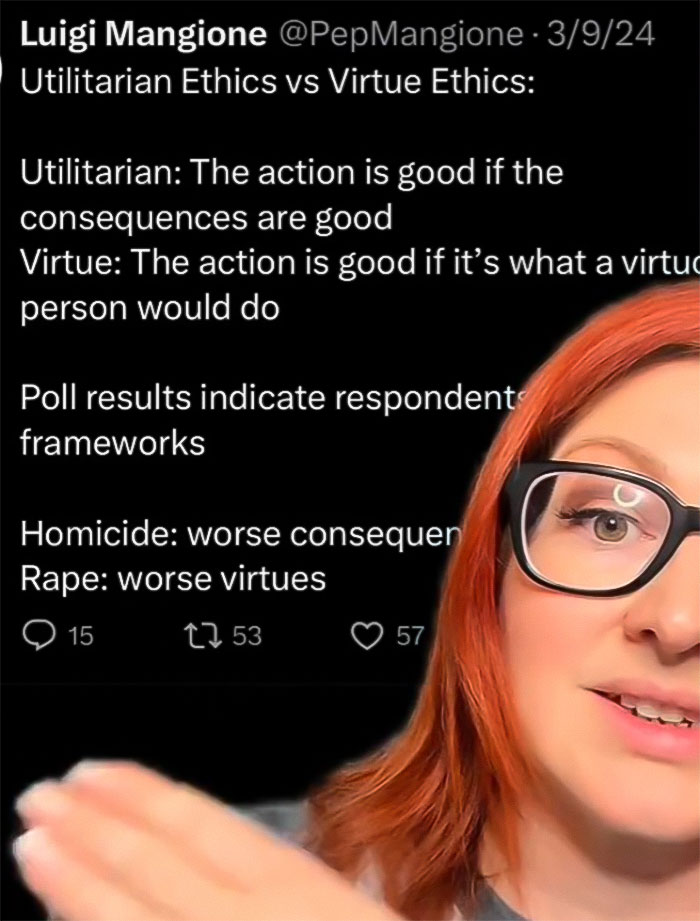 Woman discusses issues with Luigi Mangione's family nursing facilities, highlighting ethical concerns in a social media post. Woman discusses issues with Luigi Mangione's family nursing facilities, highlighting ethical concerns in a social media post.