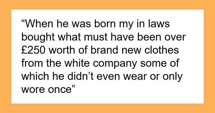 Lady Looks Gift Horse In The Mouth After MIL Gifts Grandchild Clothes, Not Toys, Netizens Slam Her