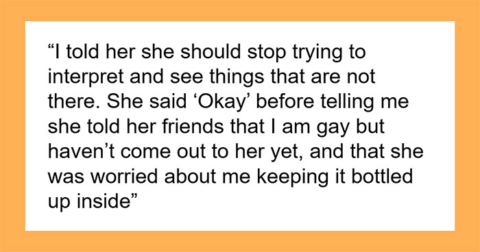 20YO Son Tells Off His Mom For Wrongly Assuming That He’s Gay, Family Drama Ensues