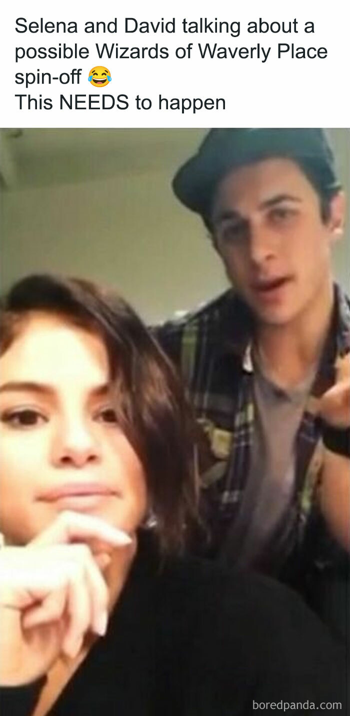 Two people discussing a potential spin-off of a nostalgic childhood show.