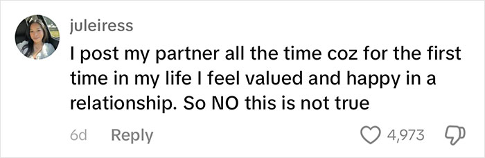“You're Actually Miserable”: Woman Says Excessively Posting Partner Online Isn’t A Good Sign “You're Actually Miserable”: Woman Says Excessively Posting Partner Online Isn’t A Good Sign