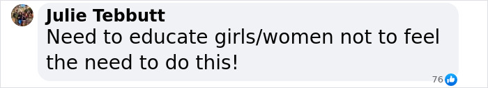 Comment expressing concern about BBL surgery pressures on women. Comment expressing concern about BBL surgery pressures on women.