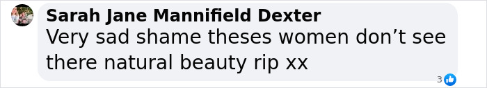Comment on a tragic BBL surgery outcome, expressing sympathy for lost natural beauty. Comment on a tragic BBL surgery outcome, expressing sympathy for lost natural beauty.