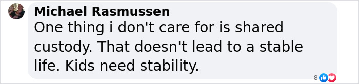 Comment on shared custody and children's stability after Wisconsin school tragedy secrets revealed. Comment on shared custody and children's stability after Wisconsin school tragedy secrets revealed.