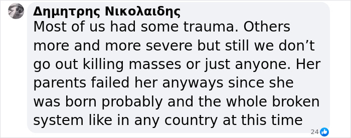 Comment discussing trauma and family secrets after Wisconsin school tragedy. Comment discussing trauma and family secrets after Wisconsin school tragedy.