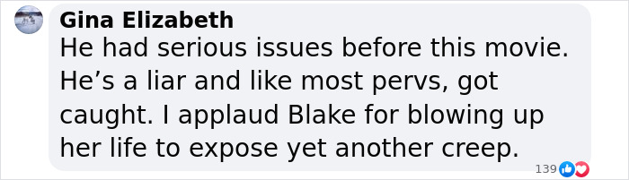Social media comment discussing truth exposure related to Blake Lively and Justin Baldoni lawyer claims. Social media comment discussing truth exposure related to Blake Lively and Justin Baldoni lawyer claims.