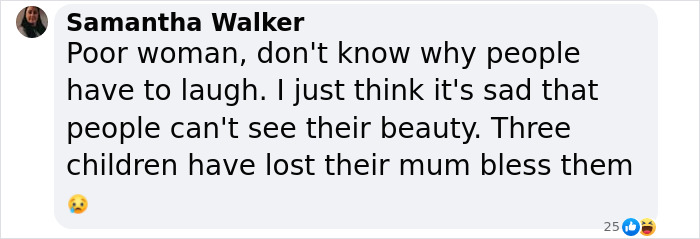 Comment expressing sympathy over BBL surgery incident. Comment expressing sympathy over BBL surgery incident.