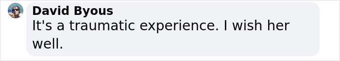 Comment by David Byous expressing concern and wishing Nicole Eggert well after her cancer diagnosis. Comment by David Byous expressing concern and wishing Nicole Eggert well after her cancer diagnosis.