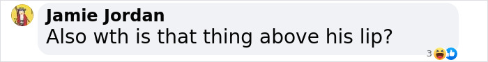Comment about Matt Rife's appearance, questioning his look with humor emojis below. Comment about Matt Rife's appearance, questioning his look with humor emojis below.