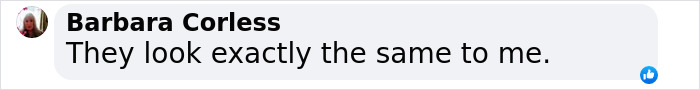 Comment on aging naturally vs. with Botox says, "They look exactly the same to me. Comment on aging naturally vs. with Botox says, "They look exactly the same to me.