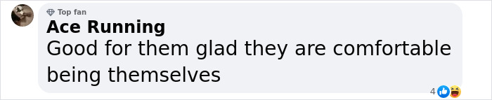 Comment from Ace Running supporting a trans masculine non-binary person with positive feedback. Comment from Ace Running supporting a trans masculine non-binary person with positive feedback.