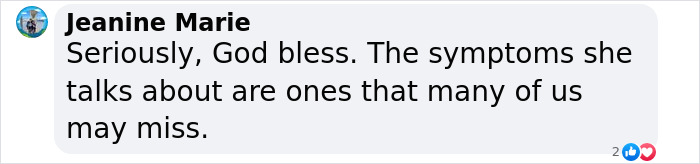 Comment on Nicole Eggert's cancer diagnosis and missed symptoms. Comment on Nicole Eggert's cancer diagnosis and missed symptoms.
