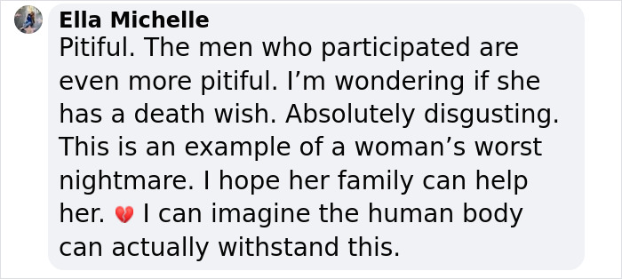 Comment on a controversial event involving a model, expressing concern and disbelief. Comment on a controversial event involving a model, expressing concern and disbelief.