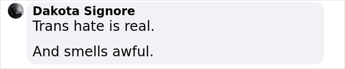 Comment on trans hate and its impact related to JK Rowling's views. Comment on trans hate and its impact related to JK Rowling's views.