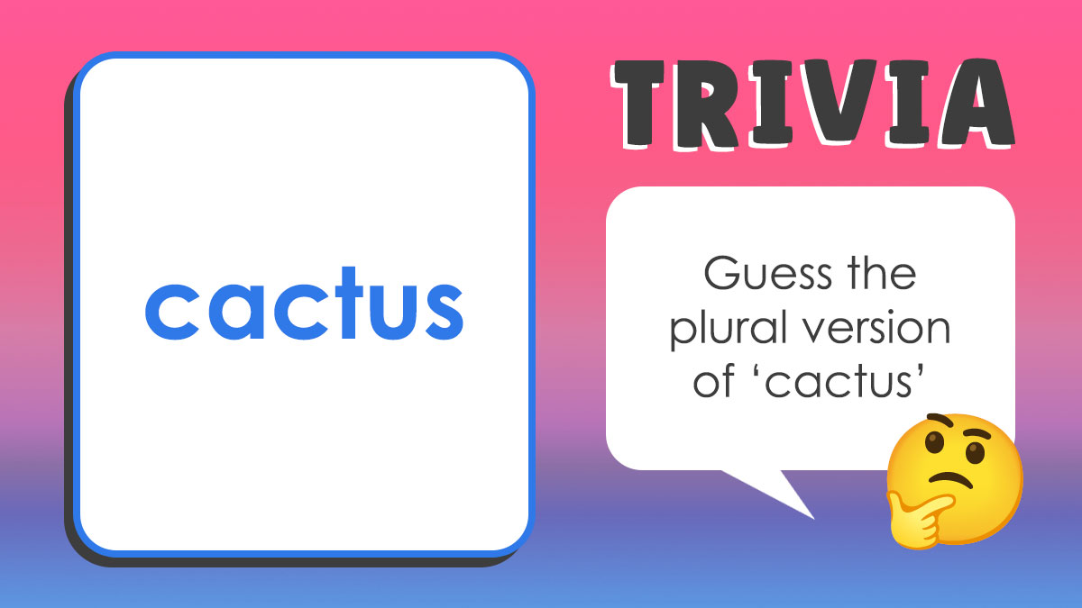Only The Ones With Flawless English Can Score A Perfect 21/21 In This Plural Word Trivia