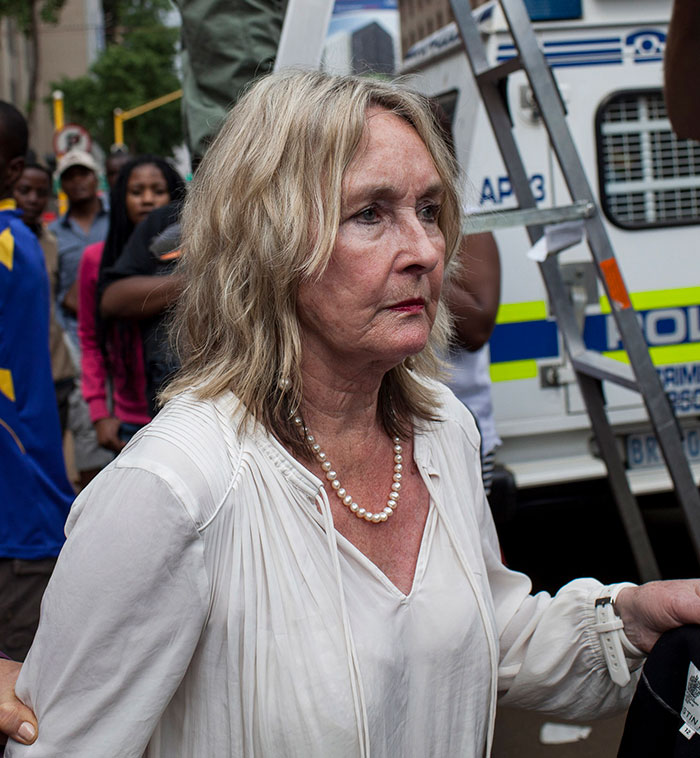 Mother of Reeva, June Steenkamp leaves North Gauteng High Court following the third day of sentencing on October 15, 2014 in Pretoria, South Africa Mother of Reeva, June Steenkamp leaves North Gauteng High Court following the third day of sentencing on October 15, 2014 in Pretoria, South Africa