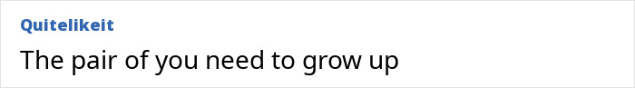 Text reads: “The pair of you need to grow up,” relevant to Single-Mother-Sister-Christmas theme. Text reads: “The pair of you need to grow up,” relevant to Single-Mother-Sister-Christmas theme.