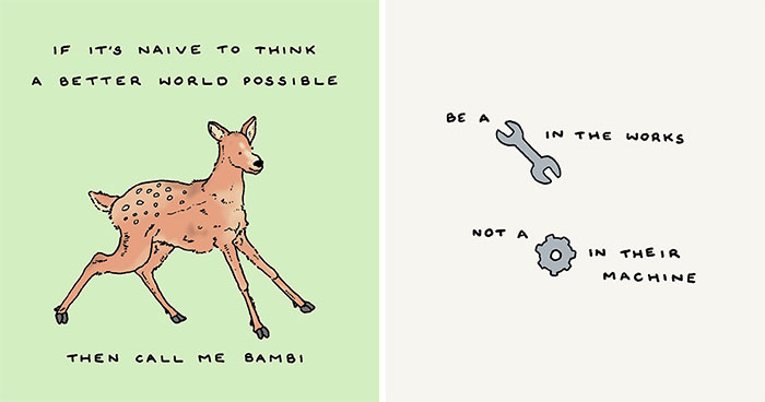 20 Wholesome Cartoons About Social Issues That Many People Can Relate To, By This Artist (New Pics)