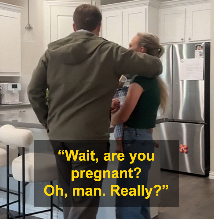 Husband’s Reaction To Pregnancy Surprise Has Internet Talking: “An Incredibly Hard Watch” Husband’s Reaction To Pregnancy Surprise Has Internet Talking: “An Incredibly Hard Watch”