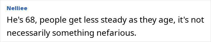 Comment discussing aging and steadiness, related to Tom Hanks on SNL. Comment discussing aging and steadiness, related to Tom Hanks on SNL.