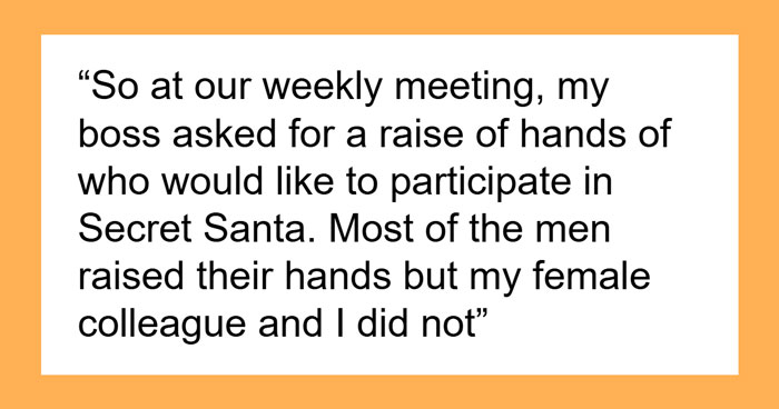 Female Employees Have Had Enough Of Planning Secret Santa, All Refuse To Participate This Year