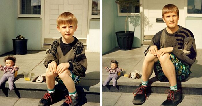 40 Wild And Wholesome Family Photo Remakes That Might Inspire You To Do The Same