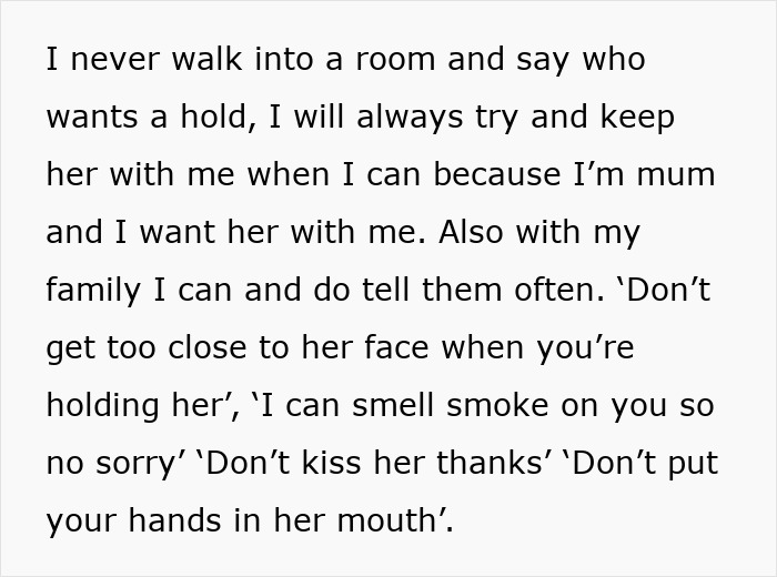 Text about a mom wanting to keep her daughter close, emphasizing limits for family interactions. Text about a mom wanting to keep her daughter close, emphasizing limits for family interactions.