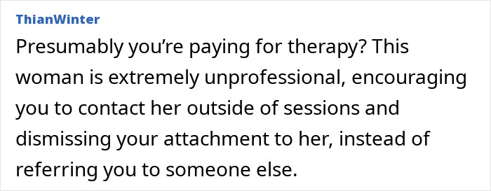 Woman Falls For Therapist, Considers Leaving Partner, Shocked By Silence After Drunk Text Woman Falls For Therapist, Considers Leaving Partner, Shocked By Silence After Drunk Text