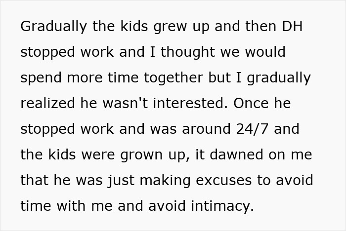 Text about a wife's realization of her neurodivergent husband's avoidance and lack of intimacy. Text about a wife's realization of her neurodivergent husband's avoidance and lack of intimacy.