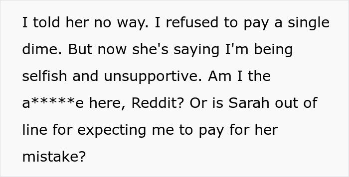 Text screenshot discussing wedding payment refusal and uninvitation. Text screenshot discussing wedding payment refusal and uninvitation.