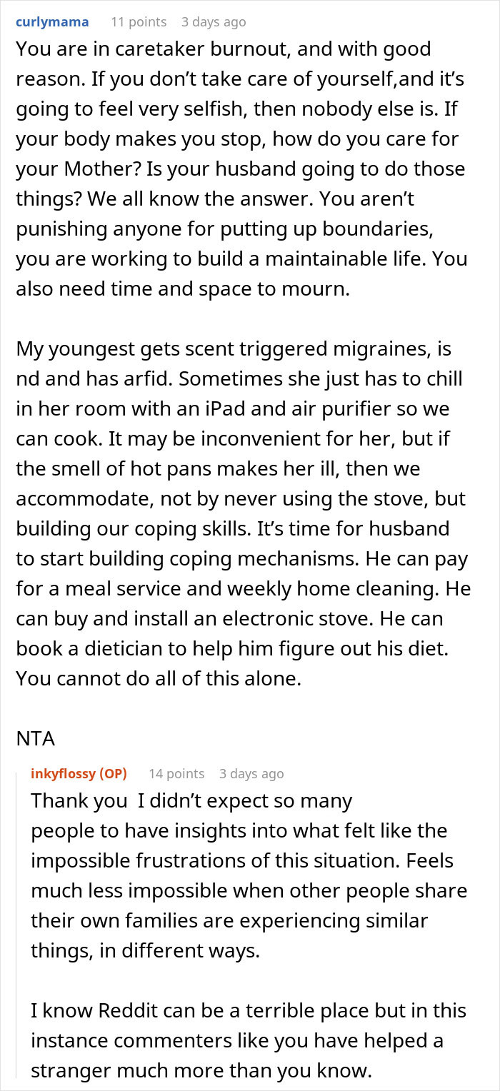 Woman Is Sick Of Catering To Husband’s “Mysterious Symptoms”, Starts Cooking Only For Herself Woman Is Sick Of Catering To Husband’s “Mysterious Symptoms”, Starts Cooking Only For Herself