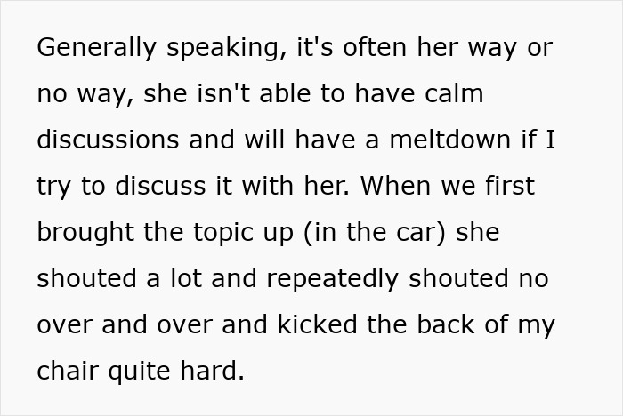 Text describing conflict over squatters' rights in a family home setting. Text describing conflict over squatters' rights in a family home setting.