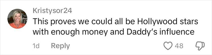 Comment on a post about Blake Lively's high school, discussing fame and influence, with 48 likes. Comment on a post about Blake Lively's high school, discussing fame and influence, with 48 likes.