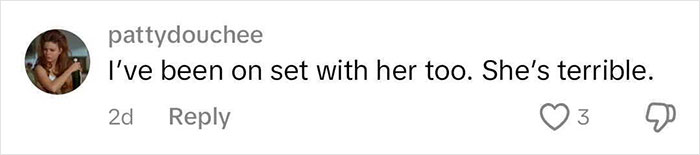 Comment about Blake Lively yearbook photos, discussing a negative on-set experience. Comment about Blake Lively yearbook photos, discussing a negative on-set experience.