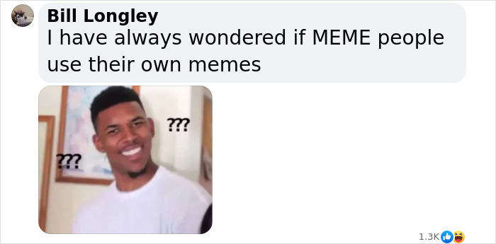 Man questioning with multiple question marks in a meme about meme creators. Man questioning with multiple question marks in a meme about meme creators.