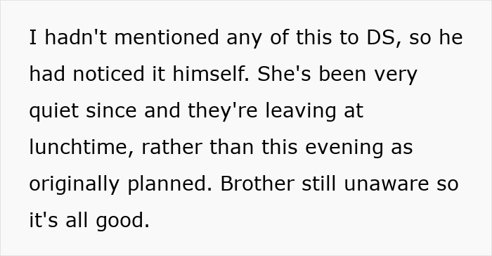 SIL Can’t Stop Making Remarks About Woman’s Eating Habits, Embarrassed When Nephew Confronts Her SIL Can’t Stop Making Remarks About Woman’s Eating Habits, Embarrassed When Nephew Confronts Her